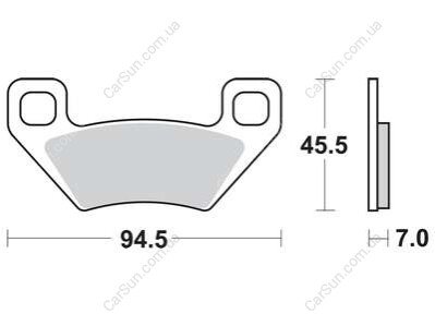 Тормозные колодки TRW MCB773SI