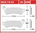 Комплект тормозных колодок, дисковый тормоз TRW MCB776SH (фото 3)