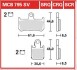 KLOCKI HAM. MOTO. (HYPER-CARBON) YAMAHA YZF 1000 R1 4 BELР‹GE/PADS(07-08) TRW MCB795CRQ (фото 3)