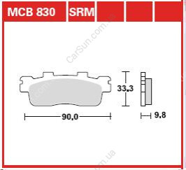 Автозапчасть TRW MCB830