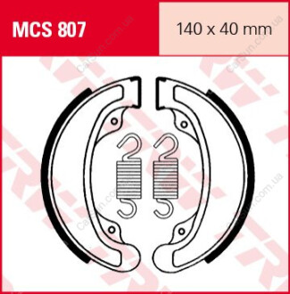 Комплект тормозных колодок TRW MCS807