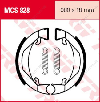 Комплект тормозных колодок TRW MCS828