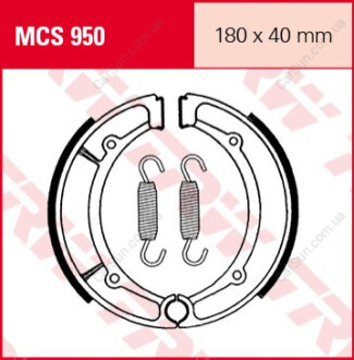 Комплект тормозных колодок TRW MCS950