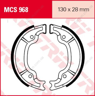 Тормозные колодки барабанные TRW MCS968