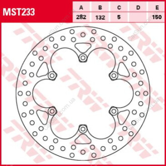 Тормозные диски TRW MST233