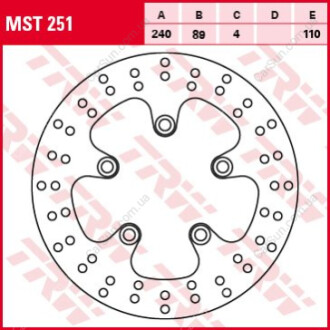 Гальмівний диск TRW MST251