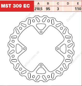 Автозапчасть TRW MST309EC