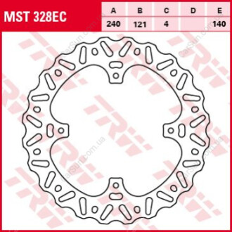 Гальмівний диск TRW MST328EC