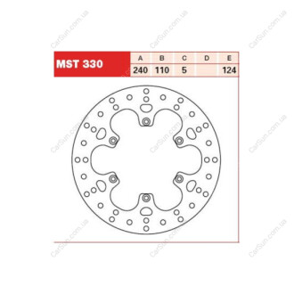 Автозапчасть TRW MST330