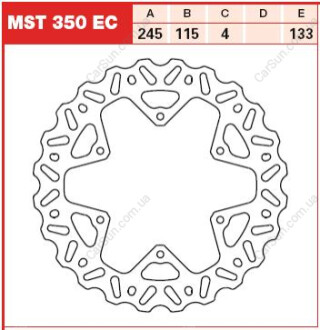 Автозапчасть TRW MST350EC