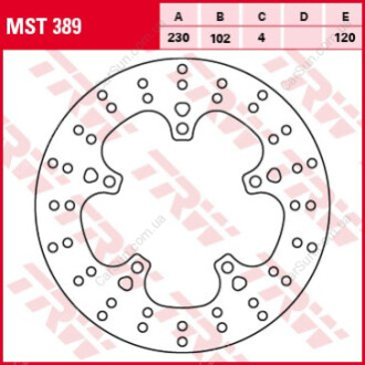 Тормозные диски TRW MST389