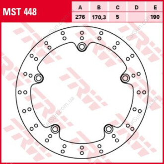 Тормозной диск TRW MST448