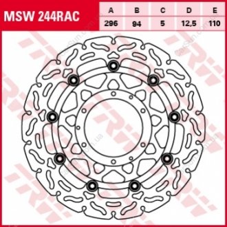 Тормозные диски TRW MSW244RAC