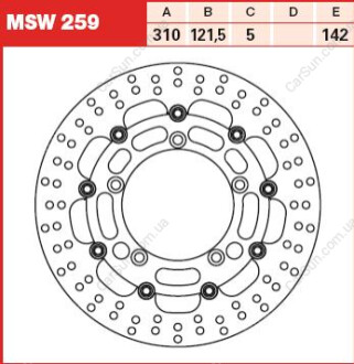 Автозапчасть TRW MSW259