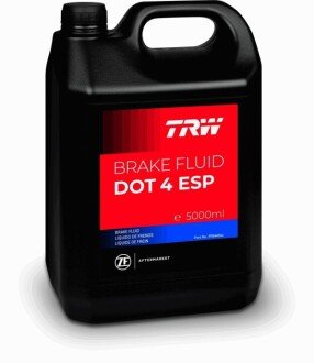 Жидкость тормозная dot 4, "BRAKE FLUID", 5л TRW PFB445