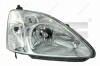 REFLEKTOR PR HONDA CIVIC 01- TYC 20-6251-05-2 (фото 1)