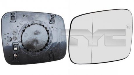 Скло дзеркала зовнішнього TYC 337-0164-1 (фото 1)