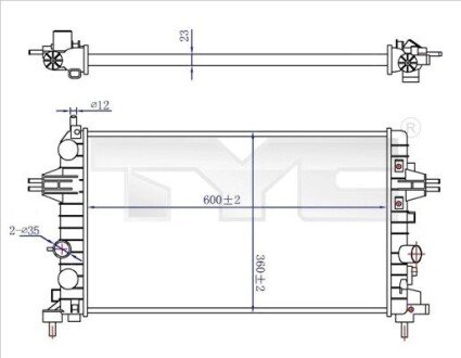 КУЛЕР ДЛЯ ВОДИ TYC 725-0036-R