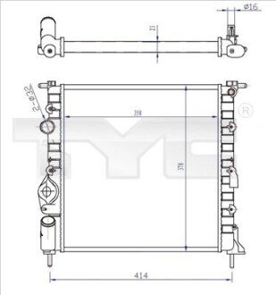 Автозапчасть TYC 728-0013-R