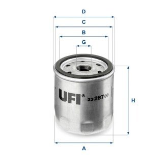 Автозапчасть UFI 23.287.00