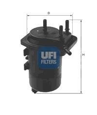 Фильтр топливный UFI 24.014.00