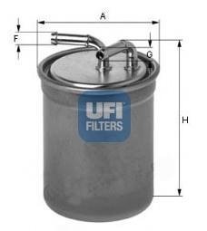 Топливный фильтр - (6R0127400C / 6C0127400) UFI 24.016.00