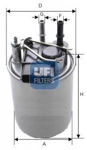 Топливный фильтр - UFI 24.080.00 (фото 1)