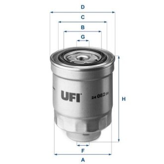 Автозапчасть UFI 2408200