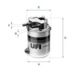 FILTR PALIWA DIESEL UFI 24.095.04