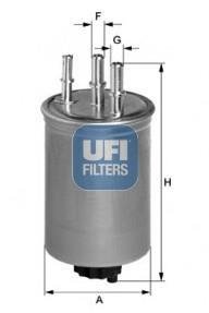 Фильтр топливный в сборе UFI 24.133.00