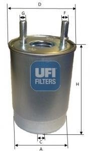 Топливный фильтр - UFI 24.147.00
