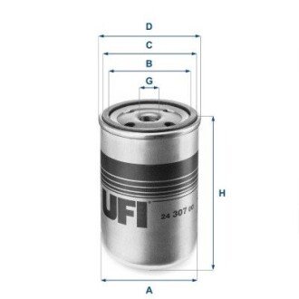 Автозапчастина UFI 24.307.00