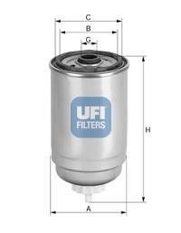 Фильтр топливный UFI 24.397.00