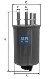 Топливный фильтр - (LR041978 / WJN500025 / LR010075) UFI 24.459.00