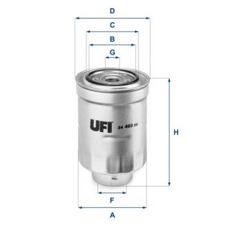 Фільтр масла UFI 24.469.00