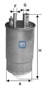Фільтр палива UFI 24.ONE.03
