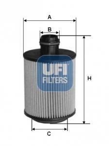 Фільтр оливний UFI 25.088.00 (фото 1)