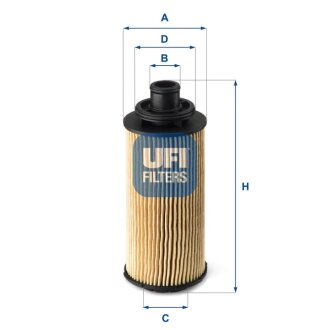 Автозапчастина UFI 25.127.00