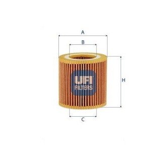 ВСТАВКА МАСЛЯНОГО ФІЛЬТРУ UFI 25.232.00