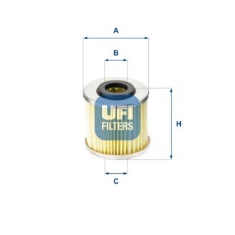 Автозапчасть UFI 25.529.00