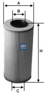 Фільтр оливний UFI 25.587.00 (фото 1)