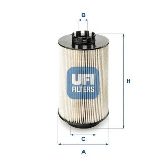 Топливный фильтр UFI 26.011.00