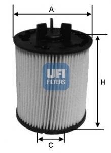 Паливний фільтр UFI 26.023.00 (фото 1)