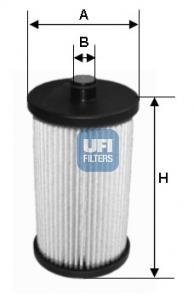 Топливный фильтр - (2D0127177 / 2D0127159) UFI 26.057.00 (фото 1)