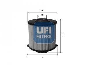 Топливный фильтр - (5818085 / 13263262) UFI 26.058.00