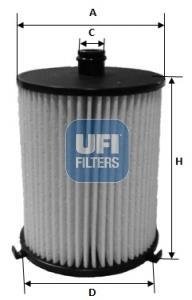 Паливний фільтр UFI 26.073.00