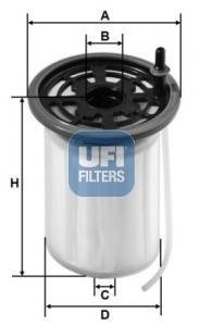 Топливный фильтр - UFI 26.079.00 (фото 1)