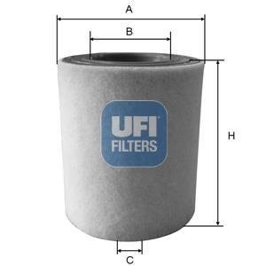 Воздушный фильтр - (4G0133843) UFI 27.A48.00 (фото 1)