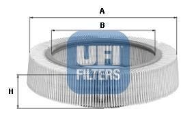 Воздушный фильтр - (A0020945804 / A0020943104 / A0020943004) UFI 30.896.00 (фото 1)
