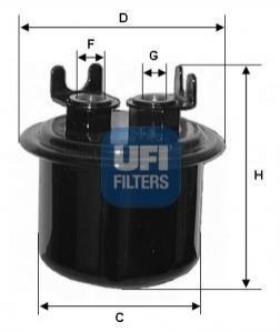 Автозапчасть UFI 3153400